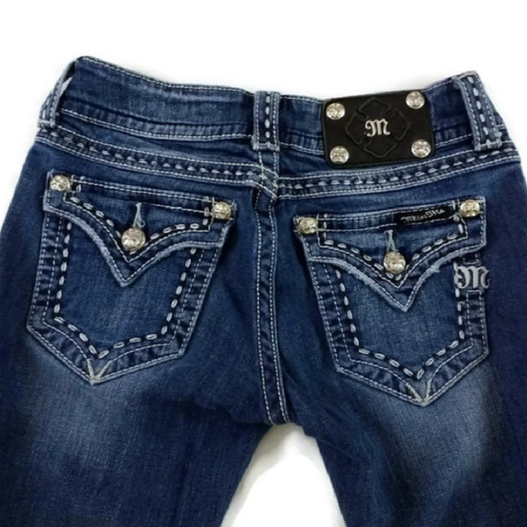 Miss Me Boot Cut Jeans Size 27 - Picture 2 of 5